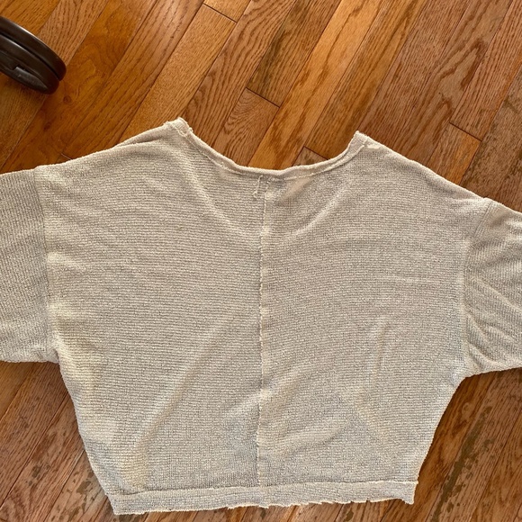 Beige tan cream caramel Free People long sleeve sweater - Picture 7 of 7